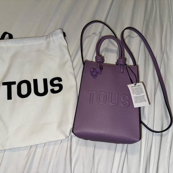 Lilac TOUS La Rue New Pop Mini Crossbody Bag - Picture 1 of 7